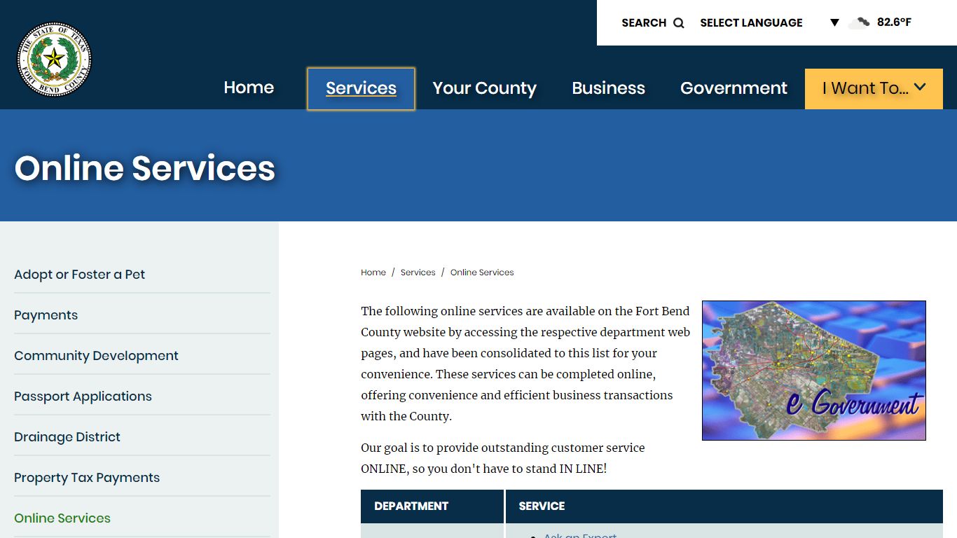 Online Services | Fort Bend County